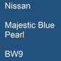 Preview: Nissan, Majestic Blue Pearl, BW9.